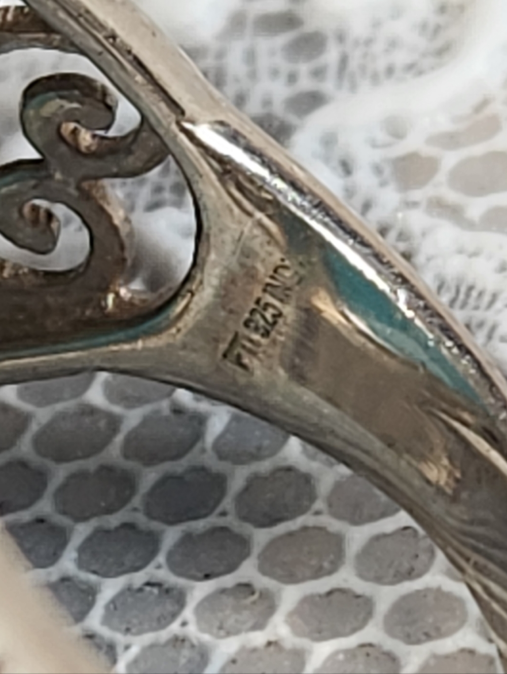 Blue Larimar Sterling Silver Large Oval Statement Ring SIZE 8 - Picture 10 of 14